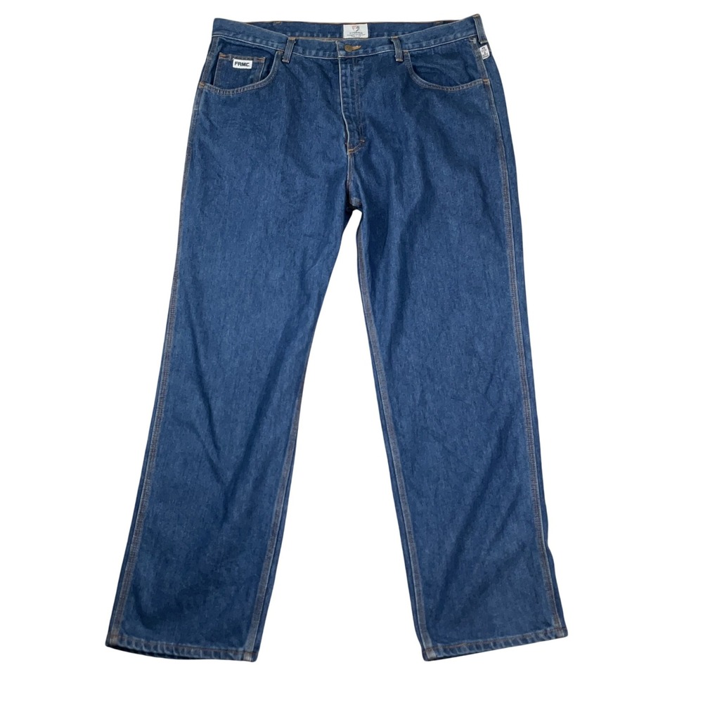 Tyndale FRMC Jeans‎ Men 40W 32L Blue Carpenter Workwear Denim USA ARC 16.3